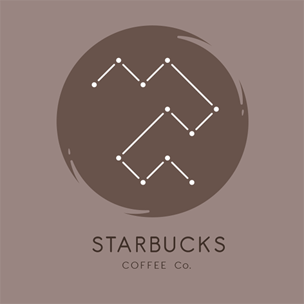 Starbucks Re-Brand Logo With Background
